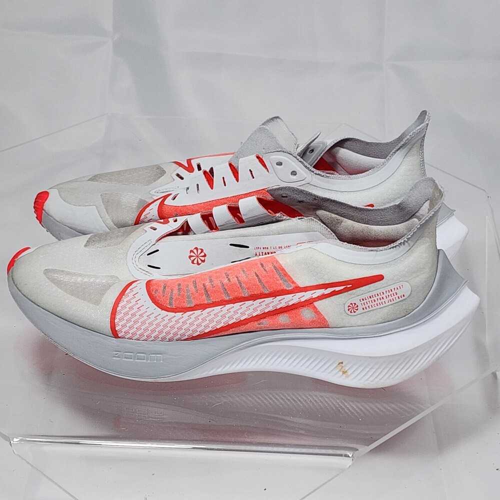 Nike Zoom Gravity Pure Platinum Red Orbit 2019 Women 8.5 Running Sneakers